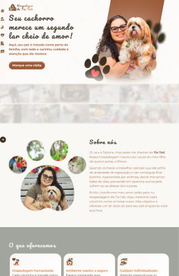 Site de hospedagem pet